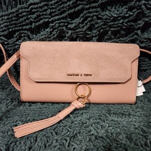 Charles & Keith Nude Crossbody Bag NWT
